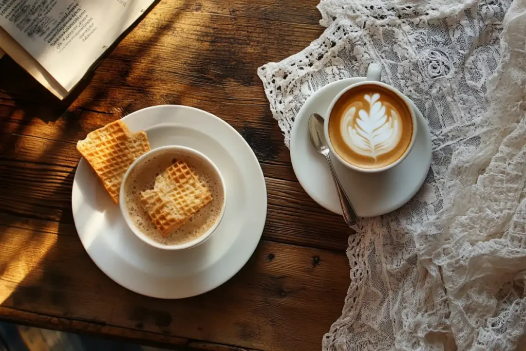 Various wafers displayed on a plate.