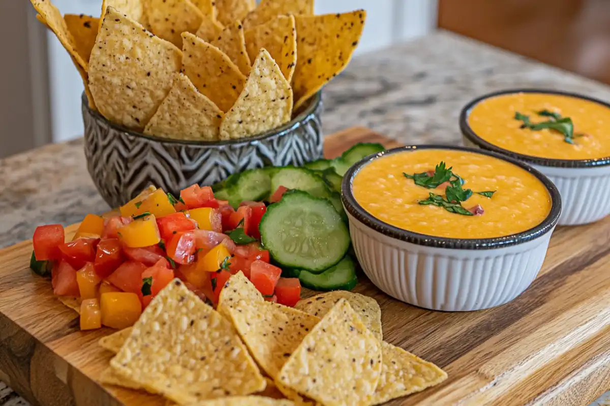 Naturally smoked queso in a cast iron skillet.