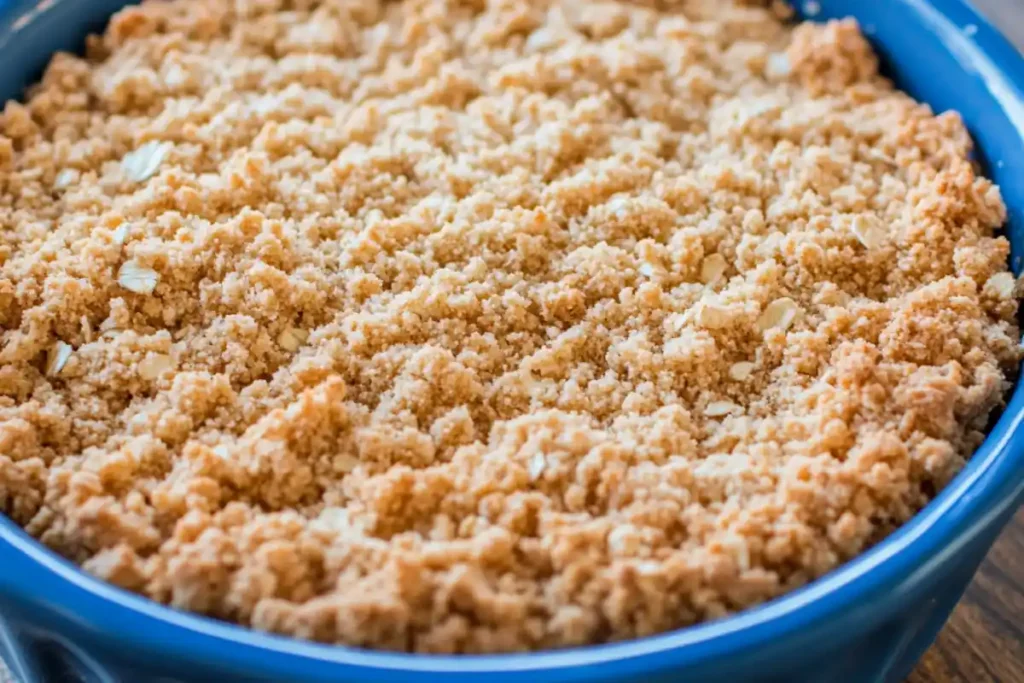 Crumble Topping Close-Up