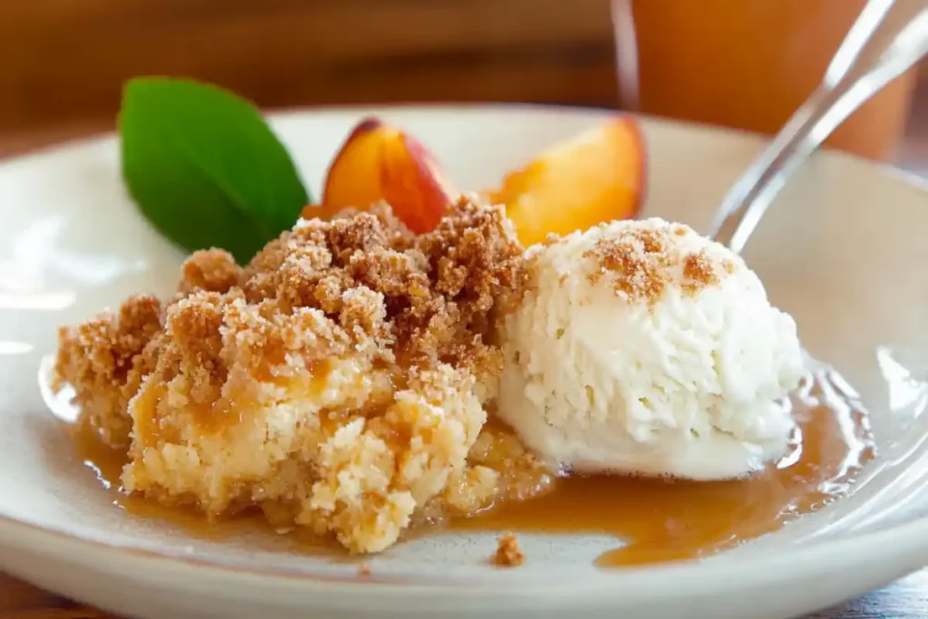 Storing Peach Crumble