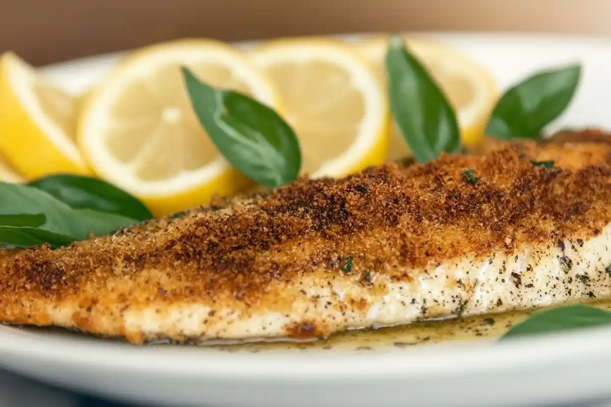 Rockfish Fillet on a Plate