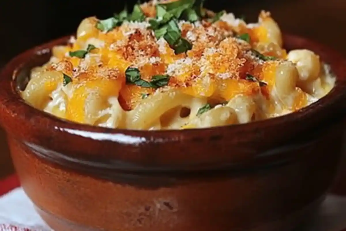 Creamy tinis mac and cheese